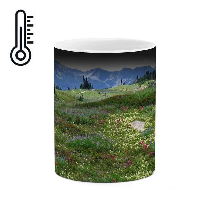 ماگ حرارتی کاکتی مدل منظره کد mgh17830