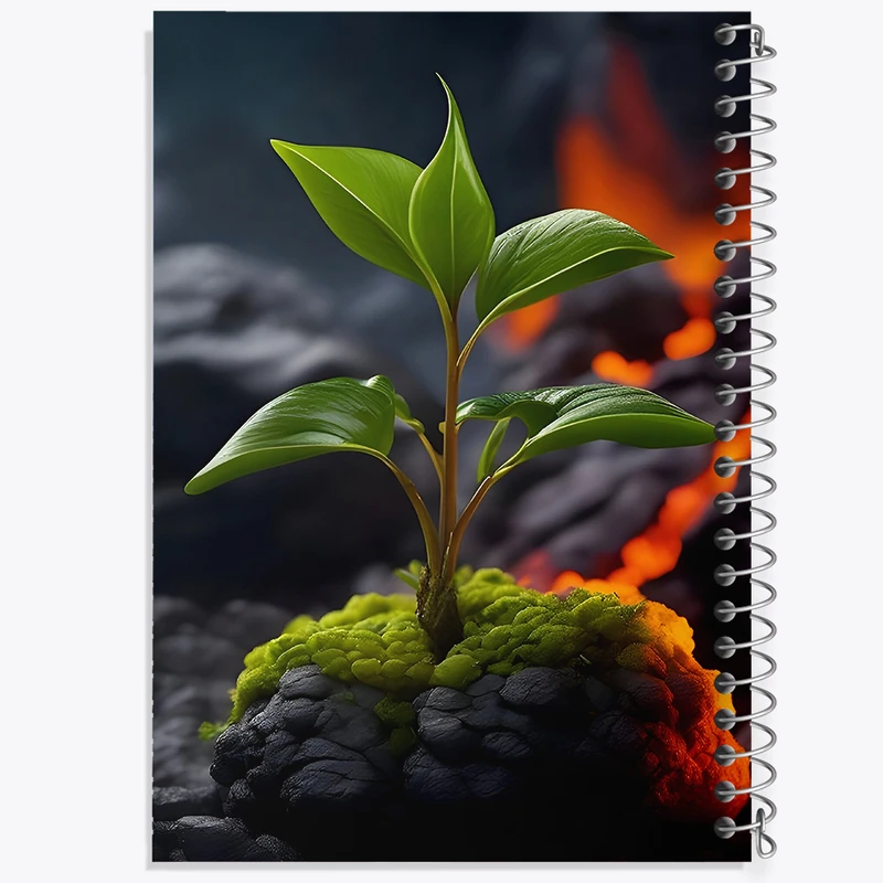 دفتر نقاشی 50 برگ خندالو طرح گل کد F6739