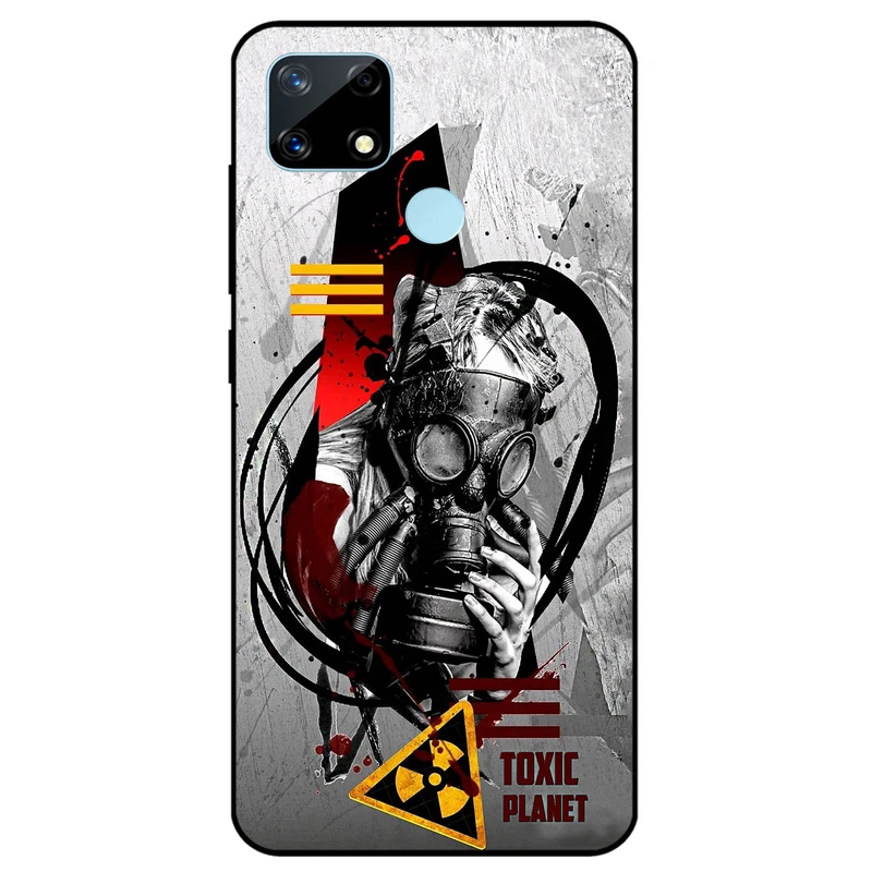 کاور مگافون طرح سمی مدل 2821 مناسب برای گوشی موبایل ریلمی 7i / C12     