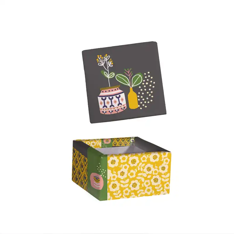 جعبه هدیه طرح گلدان