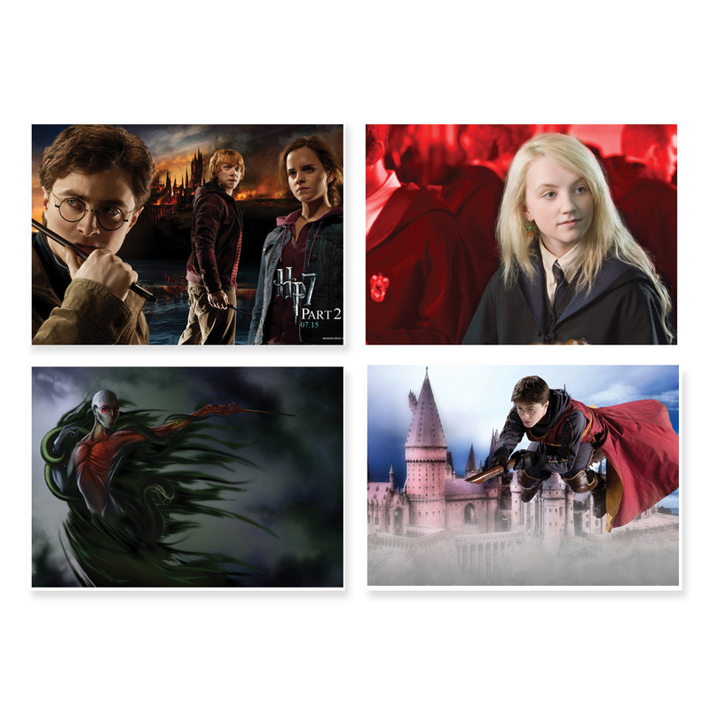 پوستر طرح هری پاتر کد A-2001 مجموعه 4 عددی