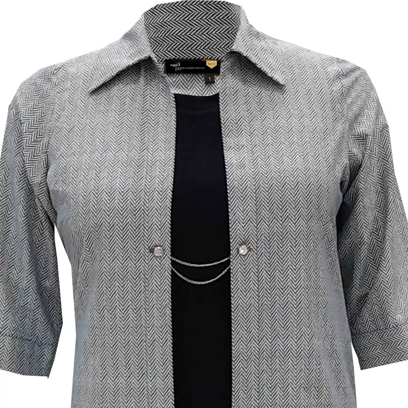 ست تاپ و رویه زنانه مجید مدل پلاس کد 204-101