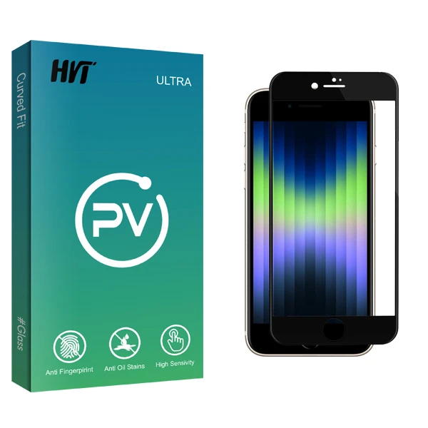 محافظ صفحه نمایش شیشه ای اچ وی تی مدل PV Glass NEW مناسب برای گوشی موبایل اپل iPhone Se 2022
