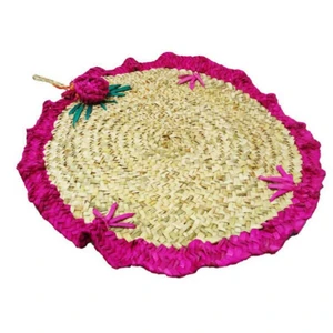 سفره حصیربافی مدل تک گل کد 567