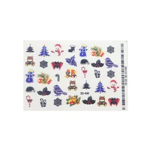 برچسب لنز ناخن مدل 3D-498