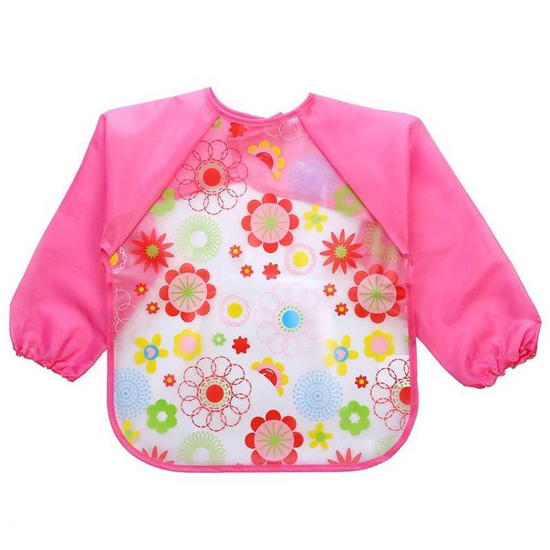 پیش بند نوزادی طرح Flowers کد M690