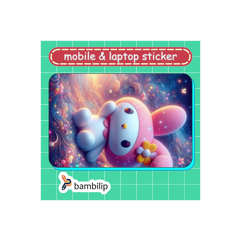 استیکر بامبیلیپ مدل کارت عابر طرح ملودی در کهکشان کد 0137494