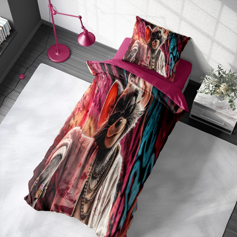 سرویس خواب 1 نفر 4 تکه مدل دیجیتال