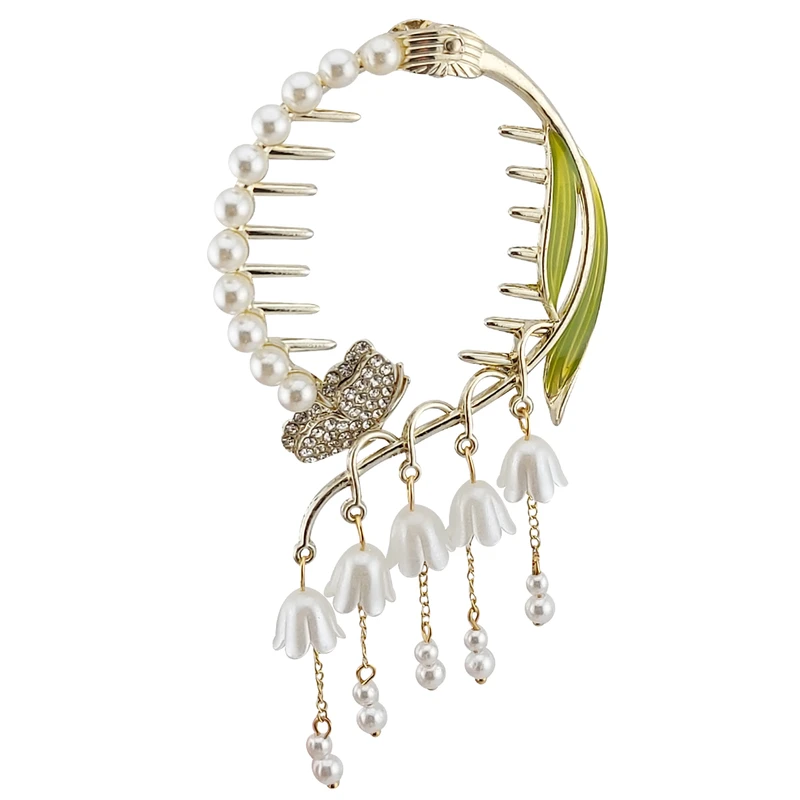 کلیپس مو زنانه مدل گوجه ای premium-46