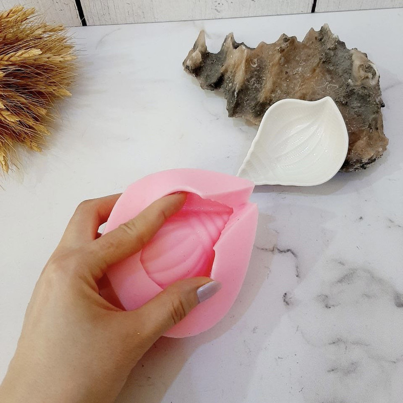 قالب سیلیکونی مدل کاسه طرح صدف