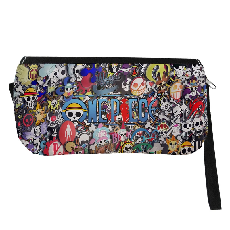  جامدادی مدل دوزیپ طرح انیمه وان پیس کد NI1365