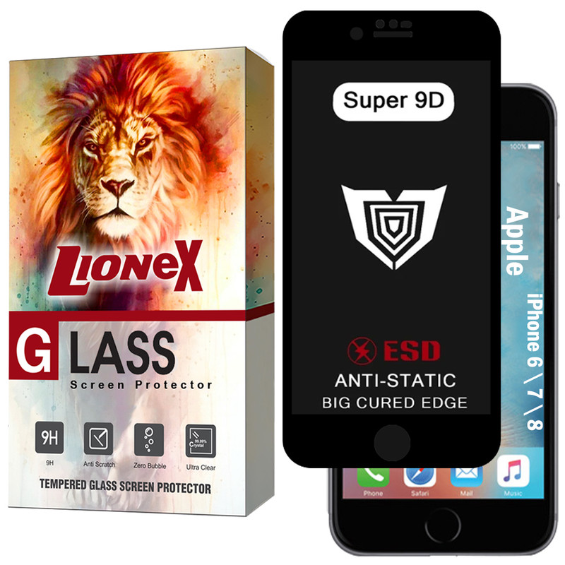 محافظ صفحه نمایش لایونکس مدل SUP9DBL مناسب برای گوشی موبایل اپل iPhone 6 \ 7 \ 8