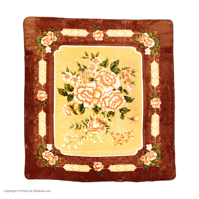 پتو گلبافت کد 219 سایز 220x240 سانتی متر