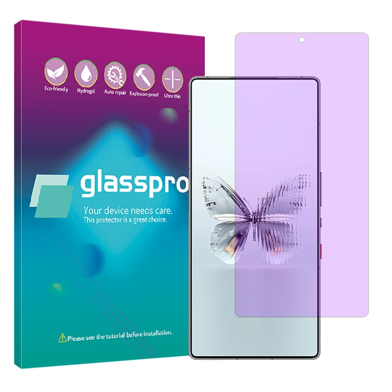 محافظ صفحه نمایش ضد اشعه بنفش گلس پرو مدل Eye Care مناسب برای گوشی موبایل زد تی ای nubia RedMagic 10 Pro