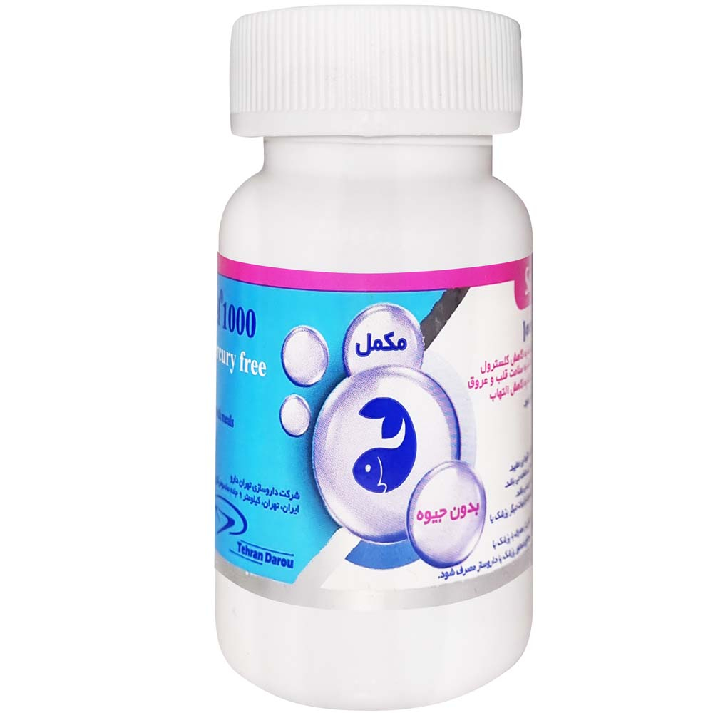 کپسول امگا 3 تداژل تهران دارو بسته 30 عددی