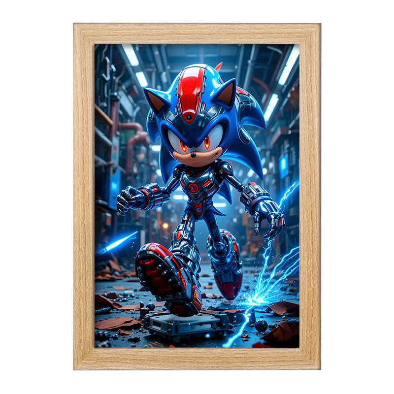 تابلو خندالو مدل سونیک (Sonic) کد F12641