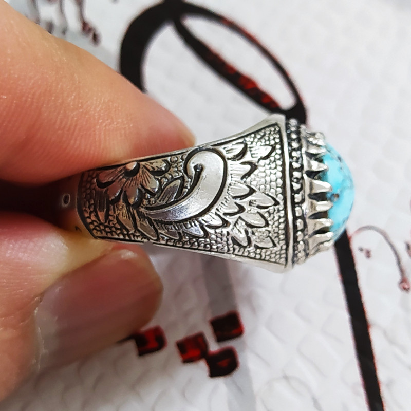 انگشتر نقره مردانه کد B1017