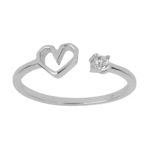 انگشتر نقره زنانه پیله کد 03