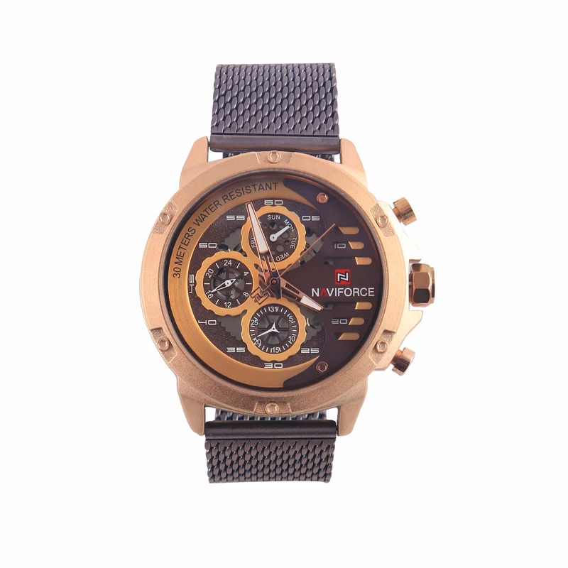 ساعت مچی عقربه‌ای مردانه نیوی فورس مدل Nf9110