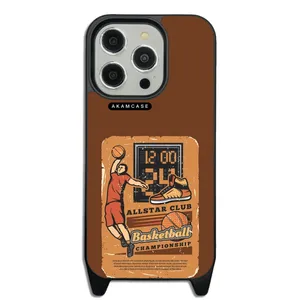 AKAM AMC-WLA15PRO-BASKETBALL9 Cover For Apple iPhone 15 Pro