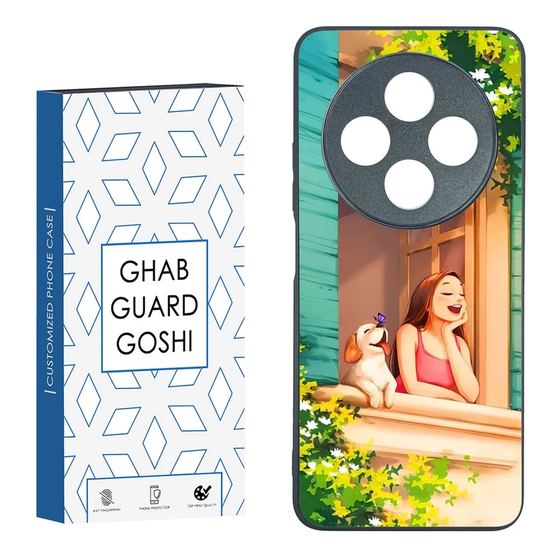 کاور قاب گارد گوشی طرح دخترانه کد TPU-015 مناسب برای گوشی موبایل شیائومی REDMI 14 C
