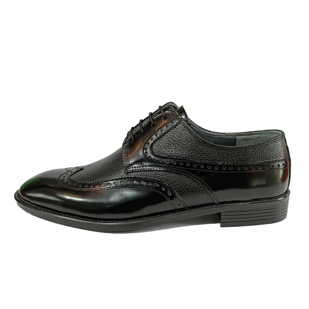 کفش مردانه مدل چرم طبیعی هشتگ کد 1999012482