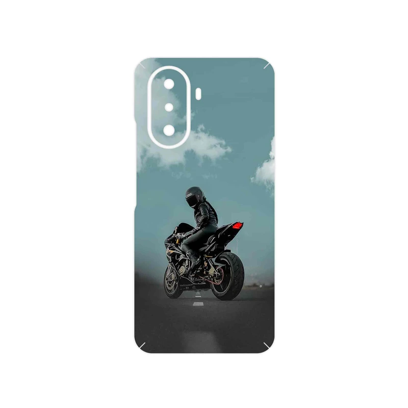 برچسب پوششی ماهوت مدل Motorcycling مناسب برای گوشی موبایل هوآوی Nova Y70 Plus