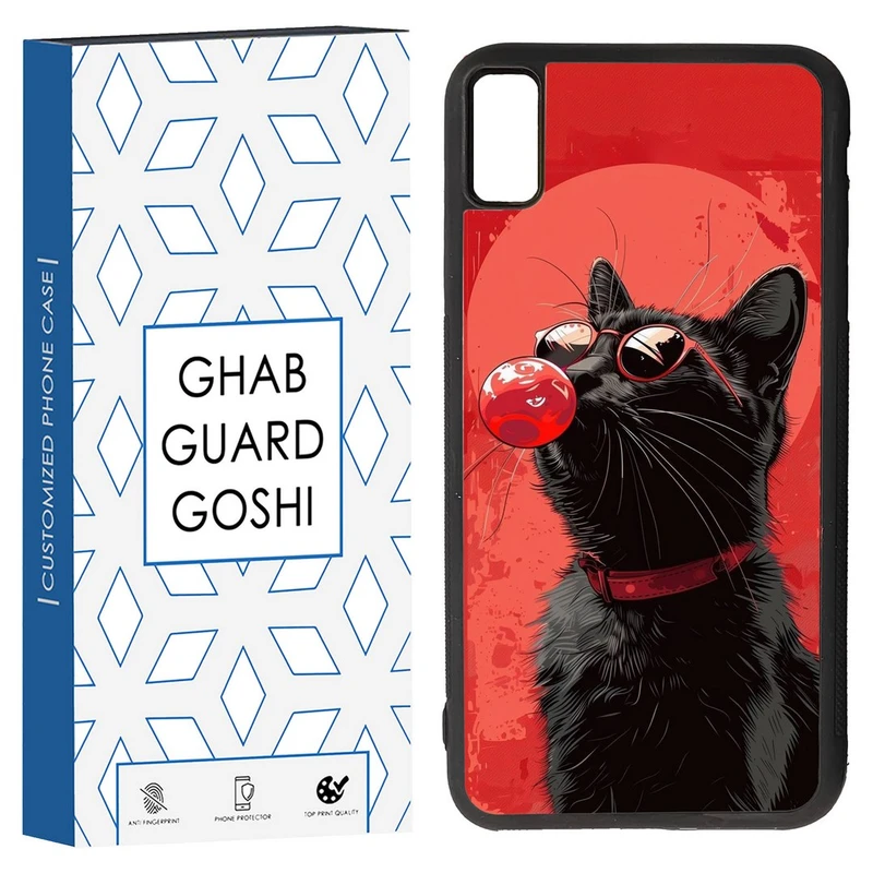 کاور قاب گارد گوشی طرح گربه کد TPU-296 مناسب برای گوشی موبایل اپل Iphone XS MAX/ Iphone X MAX