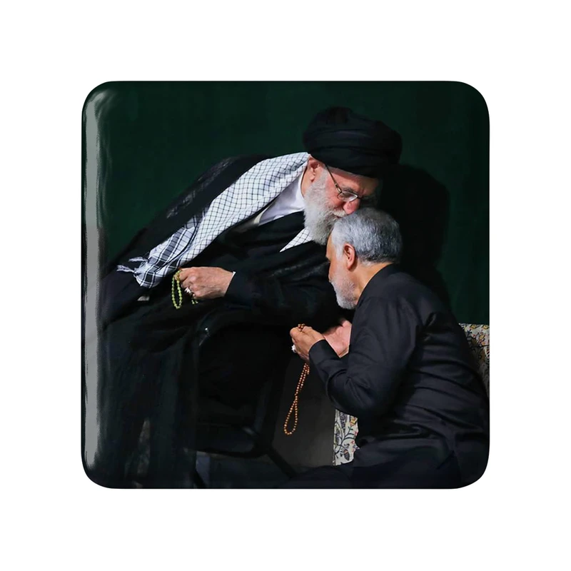 مگنت خندالو طرح رهبر و سردار قاسم سلیمانی کد 2609