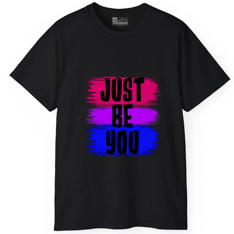 تی‌شرت آستین کوتاه مردانه پاد آفرین مدل کلمه انگلیسی کد 1892