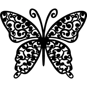 دیوارکوب آتینو طرح پروانه کد 752