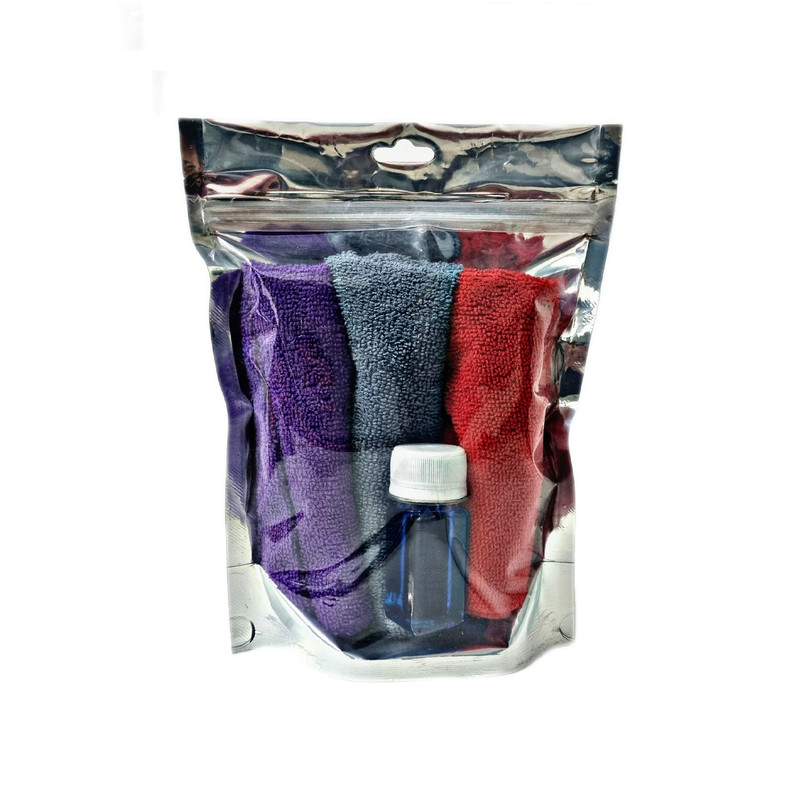 دستمال  نظافت خانه و آشپزخانه مدل  microfiber plus بسته سه عددی