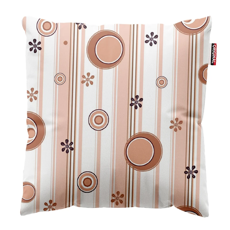 کوسن پاد آفرین طرح گل کد 3306 سایز 30*30 سانتی متر