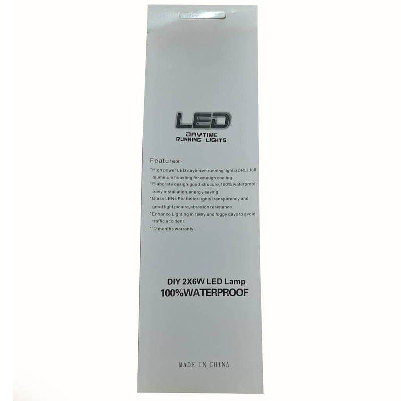 چراغ ال ای دی خودرو مدل خطی 17 سانتی‌متری بسته 2 عددی