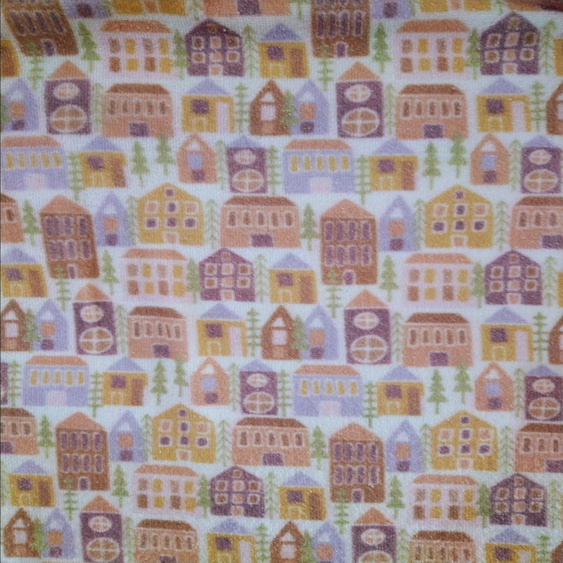پارچه حوله ای طرح خانه کد MJtowel150