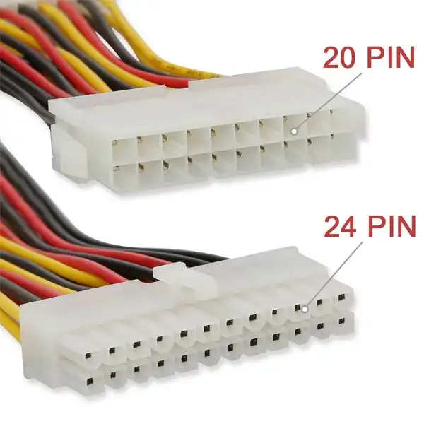 کابل برق 20 پین به 24 پین مدل HQ طول 0.2 متر