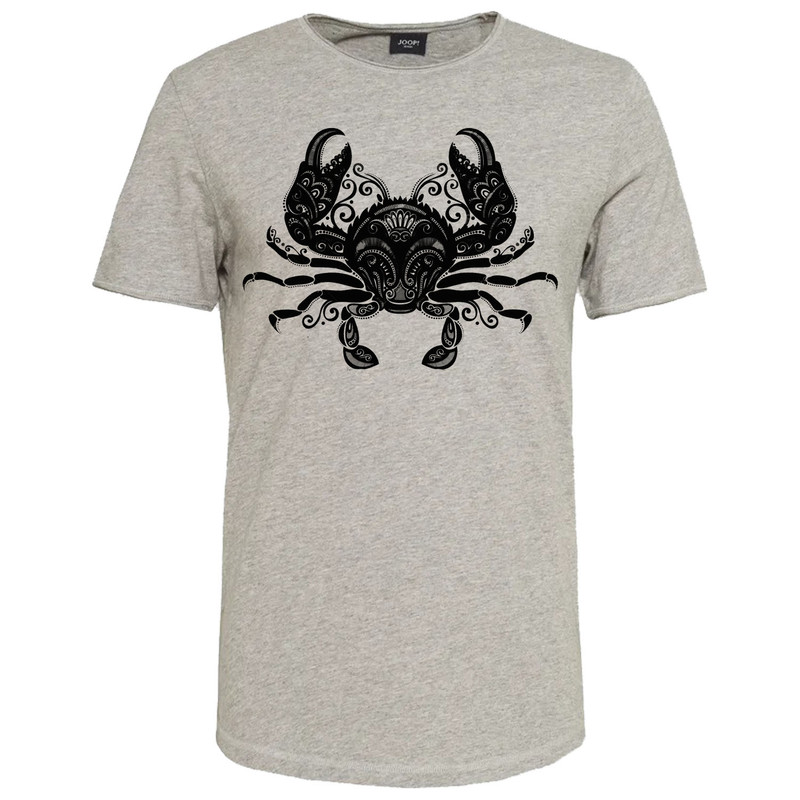 تیشرت آستین کوتاه مردانه مدل M201 رنگ طوسی