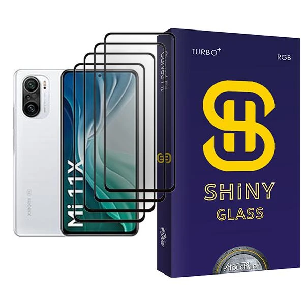 محافظ صفحه نمایش آتوچبو مدل Shiny Glass MIX004 مناسب برای گوشی موبایل شیائومی Mi 11X بسته چهار عددی