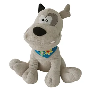 عروسک طرح سگ مدل دستمال گردن درا کد 811 ارتفاع 27 سانتی‌متر