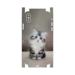 MAHOOT Cat-2-FullSkin Cover Sticker for Apple iPhone X