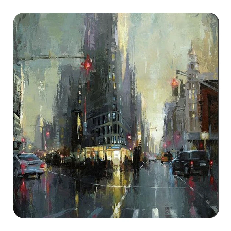  مگنت طرح نقاشی خیابان بارانی کد wmg1311