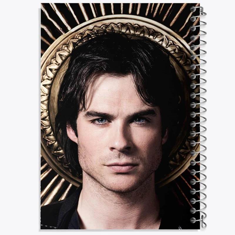 دفتر مشق 100 برگ خندالو طرح دیمون خاطرات یک خون آشام The Vampire Diaries کد 20278