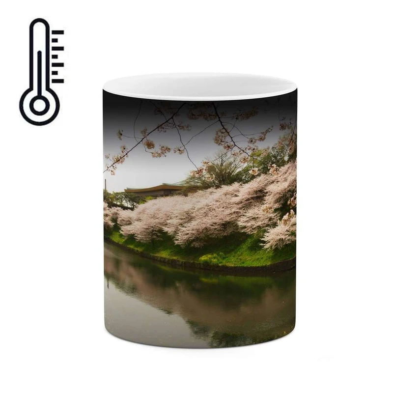 ماگ حرارتی کاکتی مدل شکوفه گل کد mgh10822