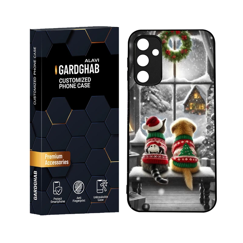 کاور گارد قاب علوی مدل دورژله ای هنری مناسب برای گوشی موبایل سامسونگ Galaxy A24