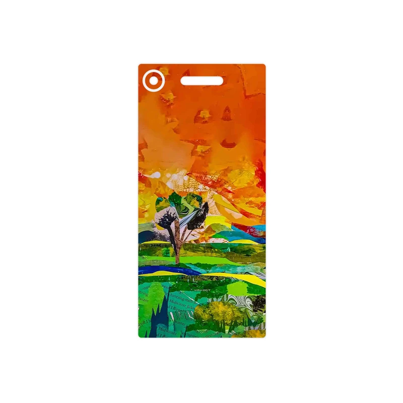 برچسب پوششی ماهوت مدل Collage of Painting مناسب برای گوشی موبایل سونی Xperia XZ1