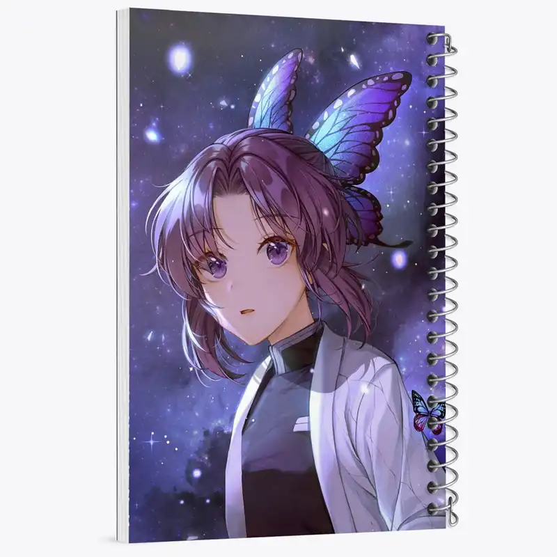 دفتر مشق 50 برگ خندالو مدل شینوبو کوچو انیمه شیطان کش کد 27005