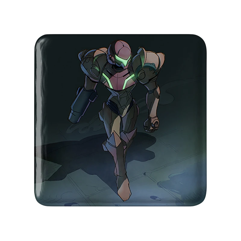 مگنت خندالو طرح بازی متروید (Metroid) مدل مربعی کد 35625