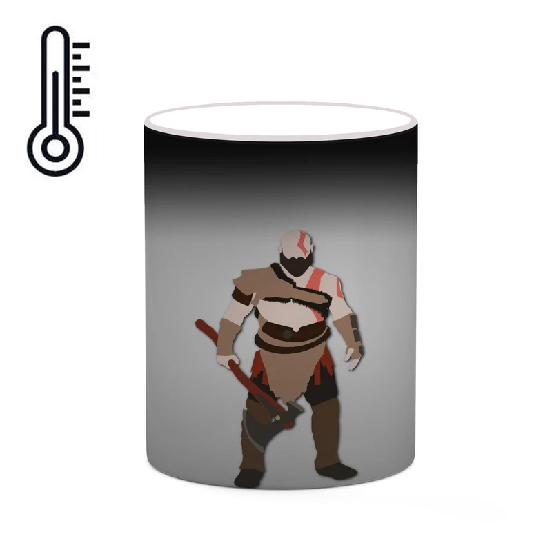 ماگ حرارتی کاکتی طرح گاد آف وار God Of War مدل mgh40901