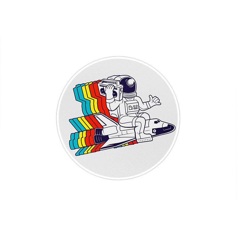 استیکر تزئینی موبایل و تبلت ماسا دیزاین طرح فضانورد مدل STK925