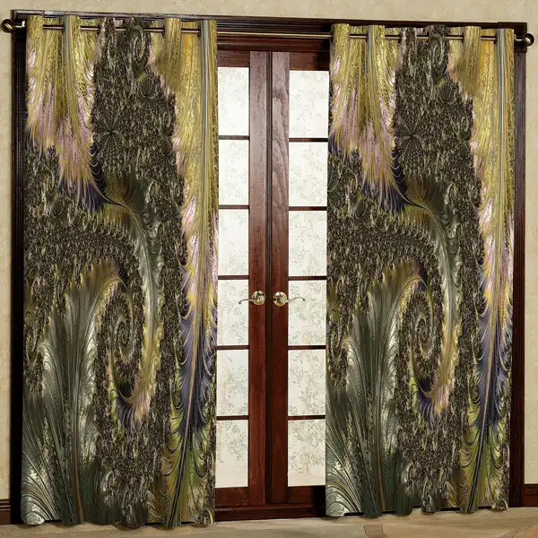 پرده مدل مخمل پانچی کد 6703 سایز 280x140 سانتی متر